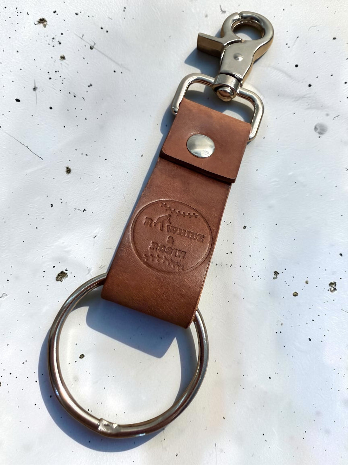 Rawhide & Rosin Keychain