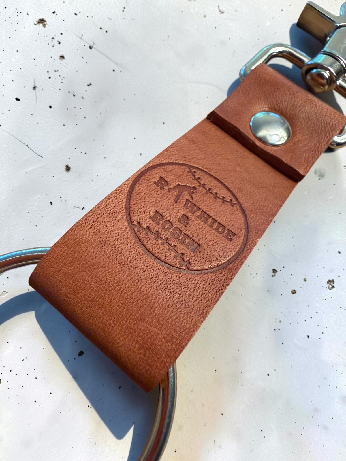 Rawhide & Rosin Keychain